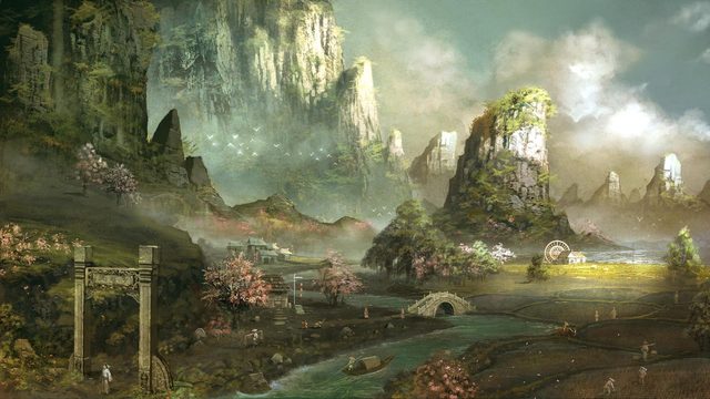 水墨全景